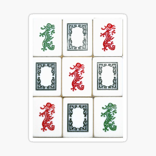 Item preview, Traditional Dragons of Mah Jongg designed and sold by Susan Werby.