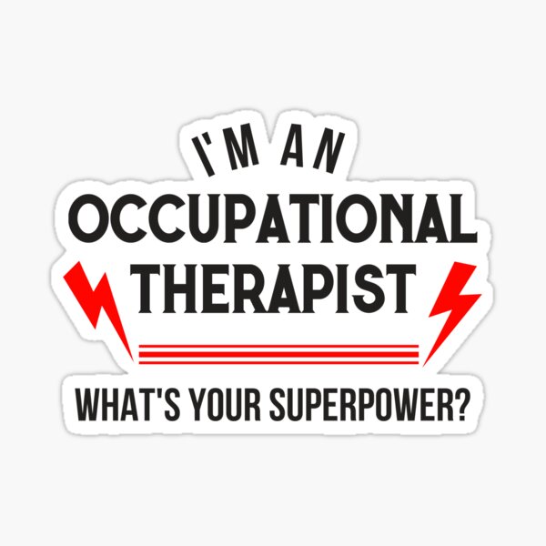 Item preview, Occupational Therapy Superhero Design, Occupational Therapist Gift designed and sold by Hopscotch Shop Designs.