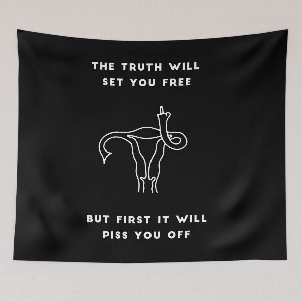 Item preview, The Truth Will Set You Free But First It Will Piss You Off designed and sold by TrainWreckTees.