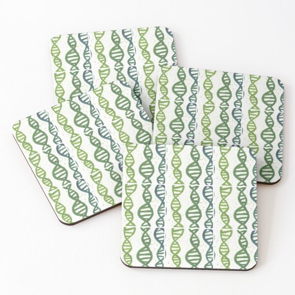 Item preview, DNA in Acrylic Greens designed and sold by Hodgepodge Bricolage.