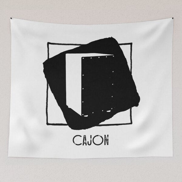 Item preview, Cajon Logo (Black) designed and sold by Vuriah-Tee.
