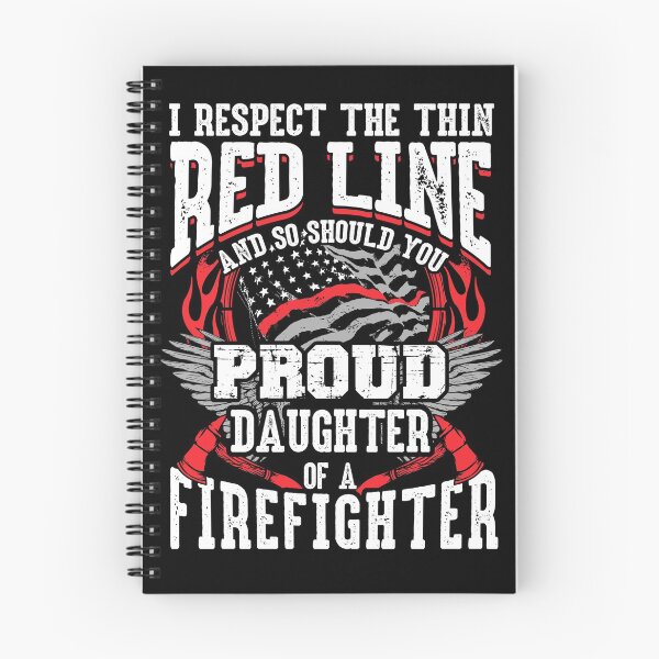Item preview, Daughter of Firefighter  Respect The Thin Red Line Proud designed and sold by funnytshirtemp.