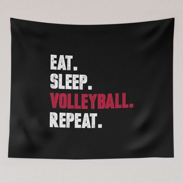 Item preview, Funny volleyball design Eat Sleep Volleyball Repeat Gift designed and sold by Pummli.