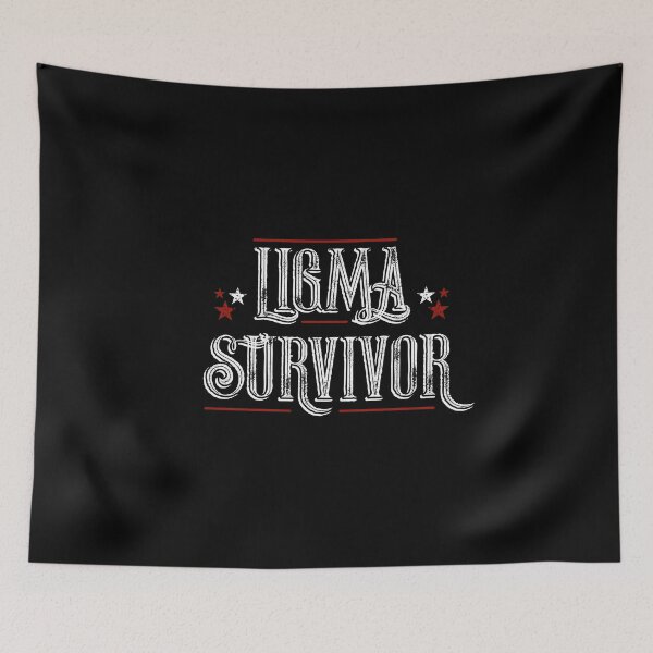 Item preview, What's A Ligma Survivor? - Funny Ligma Meme product designed and sold by Pummli.