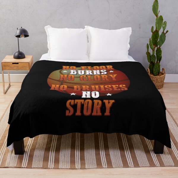 Item preview, Motivational Basketball design - No Floor Burns No Glory designed and sold by Pummli.
