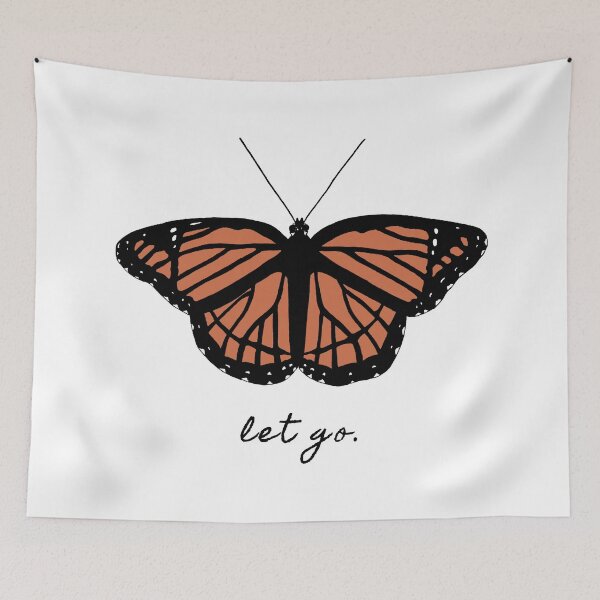 Item preview, Orange Monarch Butterfly Symbol Change Transition Growth Let Go  designed and sold by ashlie miller.