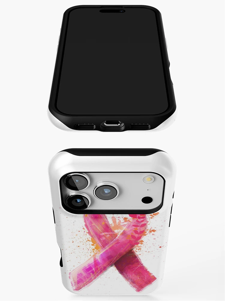 Thumbnail 3 of 4, iPhone Case, Pink Ribbon designed and sold by erdavid.