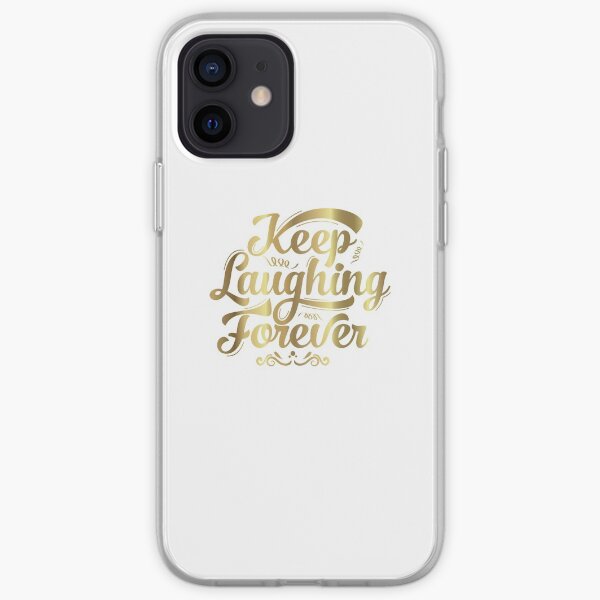 Keep Laughing Forever Glitz iPhone Soft Case