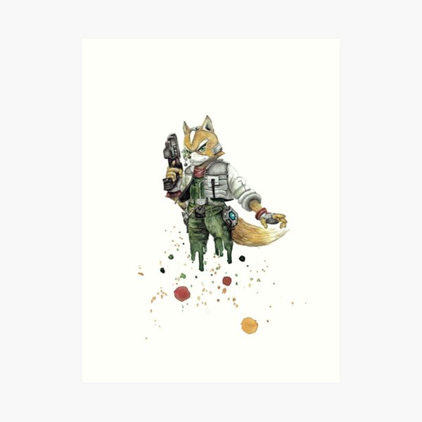 Fox McCloud Art Print