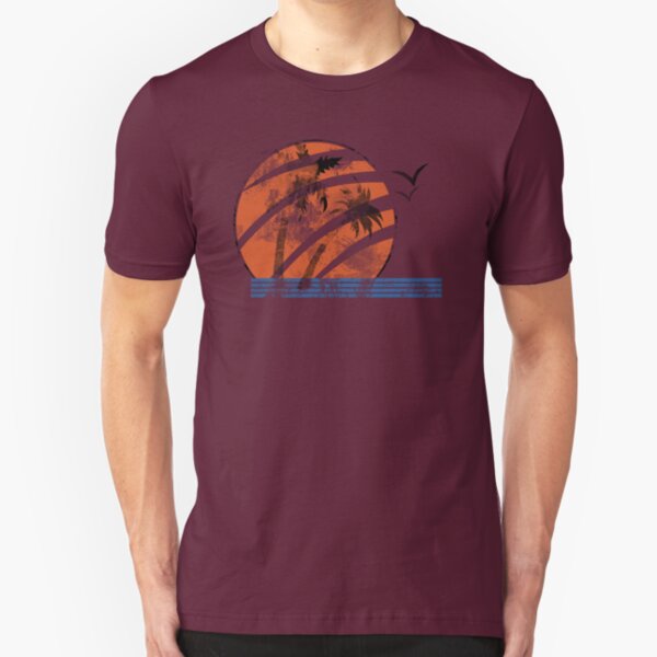 Scarred Sunset Slim Fit T-Shirt