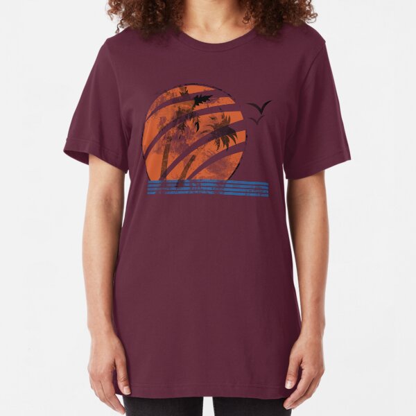 Scarred Sunset Slim Fit T-Shirt