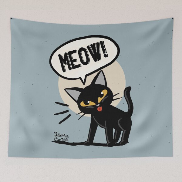 Item preview, Meow! designed and sold by BATKEI ART.