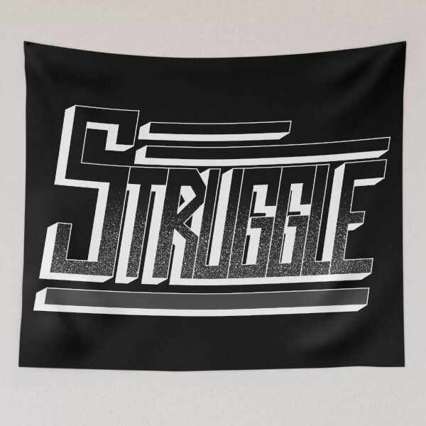 Item preview, Struggle (Outline in Color) Mental Health Awareness Month designed and sold by deathangeltaco.