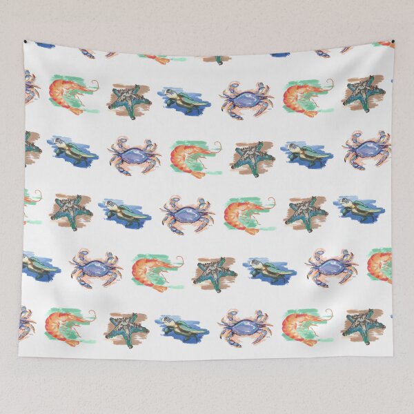 Item preview, Sea Life Collage - Perfect for a Beach House designed and sold by West Sanders.