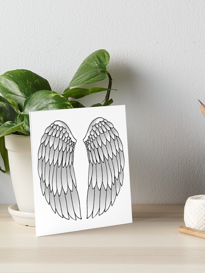 Angel Wings Art Board Print for Sale by Julie Erin Designs