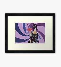 Moxxi Cutout Design Framed Print