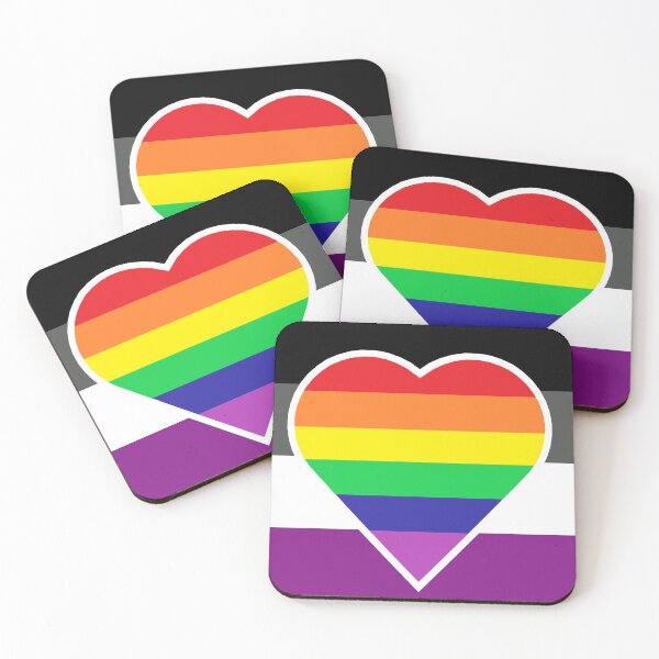 Item preview, Homoromantic Asexual Flag designed and sold by DisneyFanatic23.