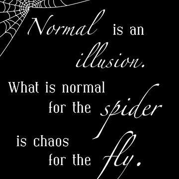 Artwork thumbnail, Normal is an Illusion - Morticia Addams by OutlineArt