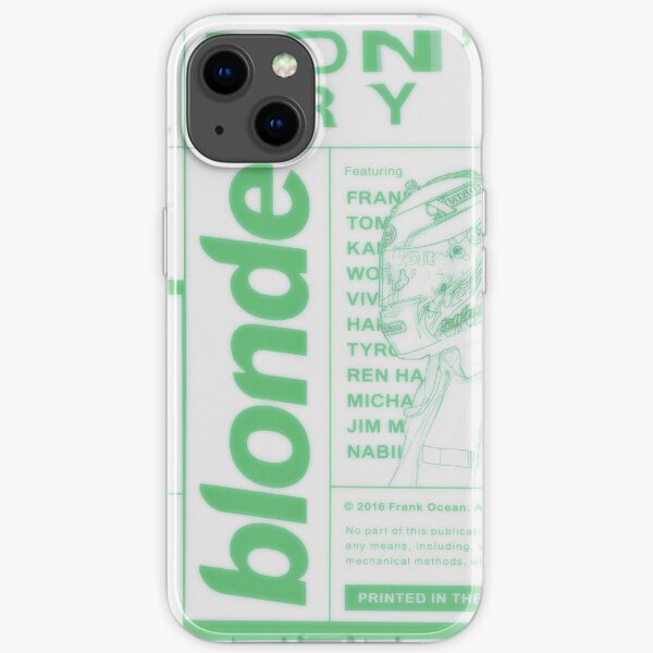 Frank Ocean Blonde iPhone Soft Case