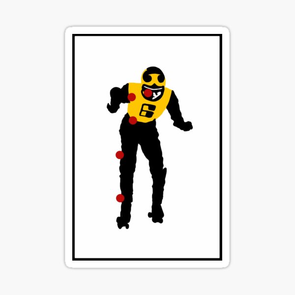Rollerball - Tokyo vs Houston attack advice front Sticker