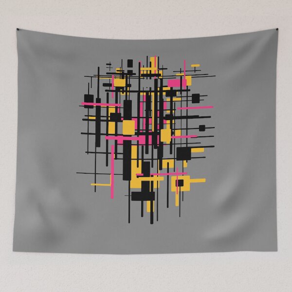 Item preview, Graphic Bauhaus architecture head designed and sold by alohaloho.