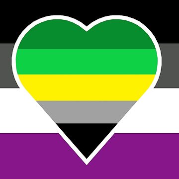 bandera asexual aromática