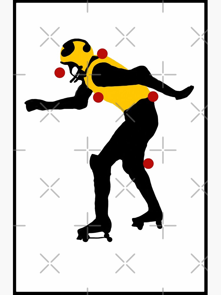 "Rollerball Tokyo vs Houston attack advice left" Sticker for Sale by smurfted Redbubble