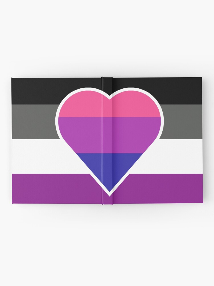 Biromantic Asexual Flag Hardcover Journal For Sale By Disneyfanatic23 