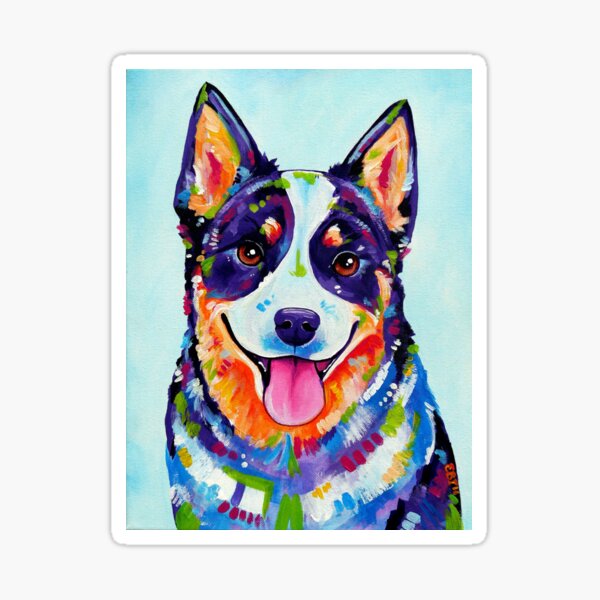 Australian cattle dog Sticker