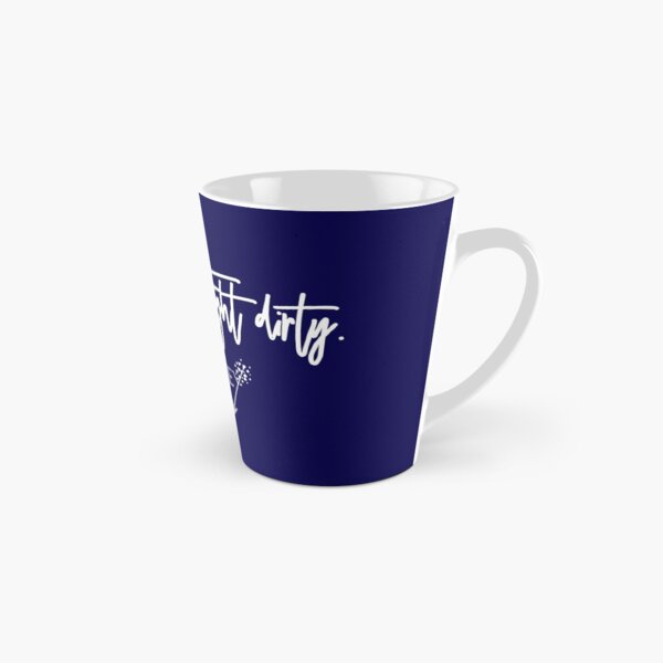 BJ Bentley Love is war. Fight dirty. (white logo) Tall Mug
