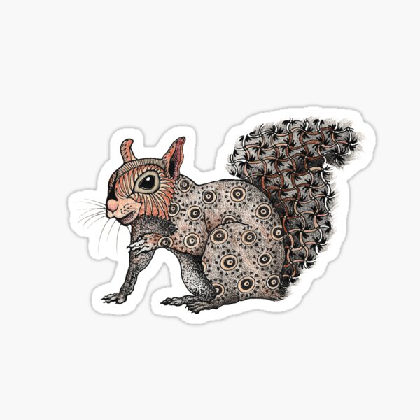 Squirrel Totem Sticker