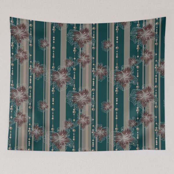 Item preview, Retro , flower pattern  designed and sold by fuzzyfox.