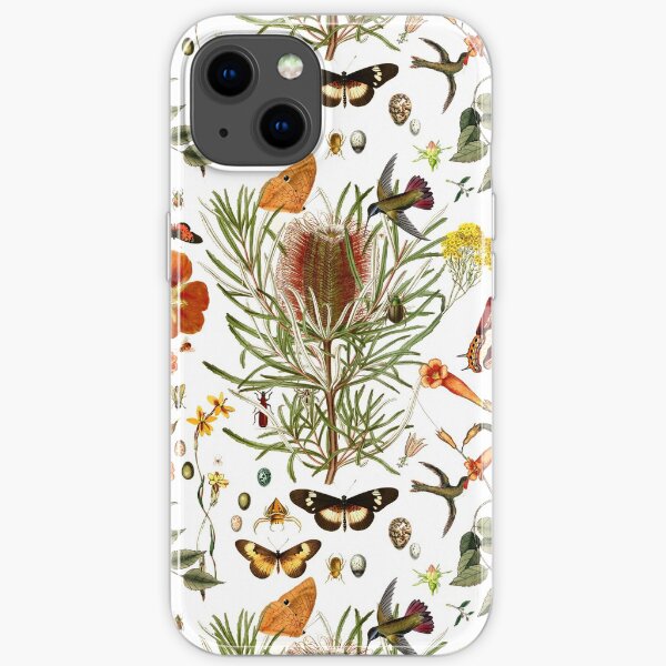 Banksia,Butterflies and bees iPhone Soft Case