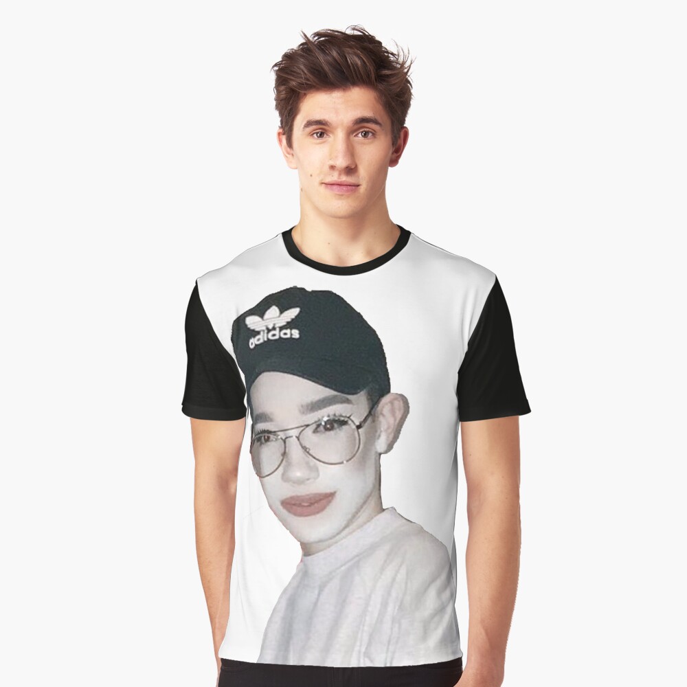 "James Charles White Face Meme" Tshirt by Redbubble