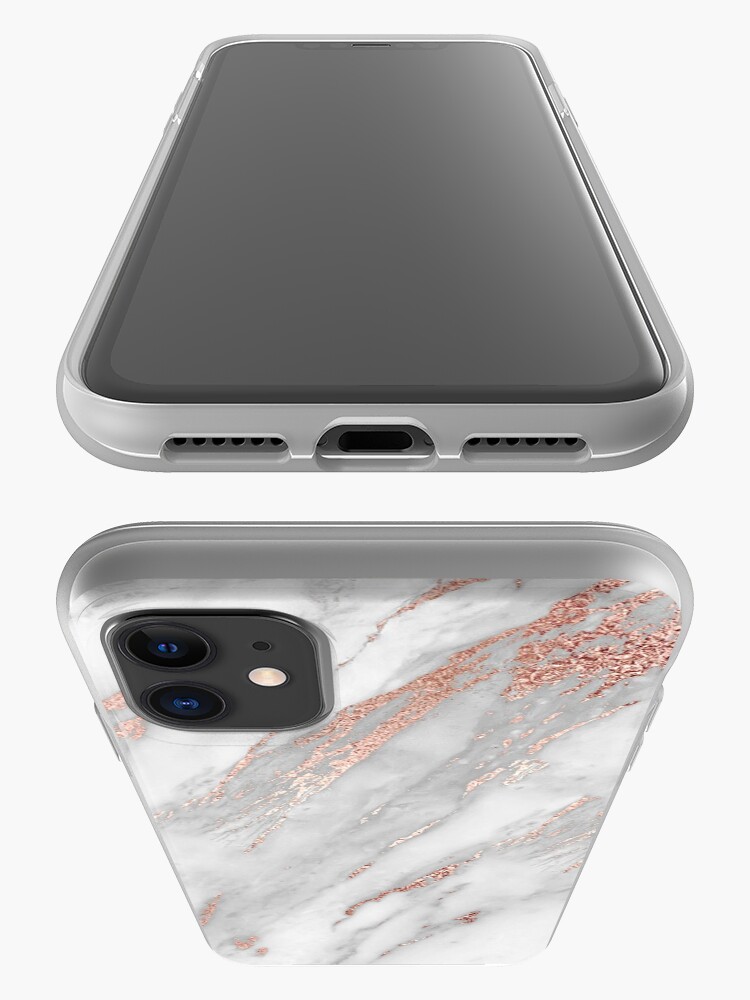 "Elegant Rose Gold Marble" iPhone Case & Cover by Freshfroot Redbubble