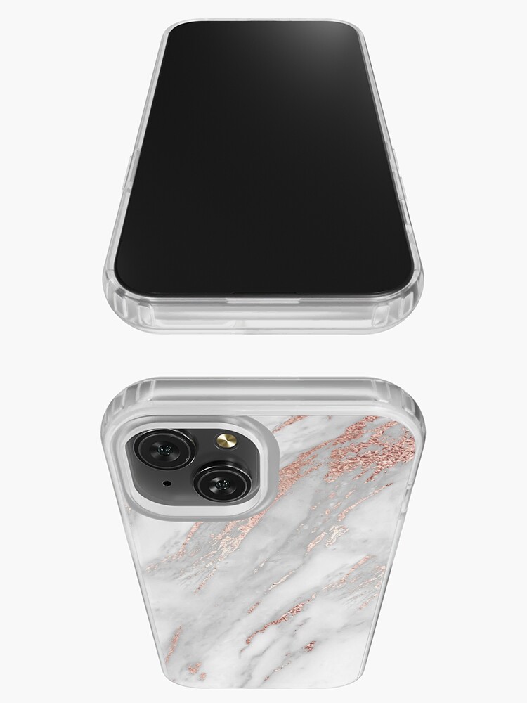 Elegant Rose Gold Marble Iphone Case For Sale By Freshfroot Redbubble 7412