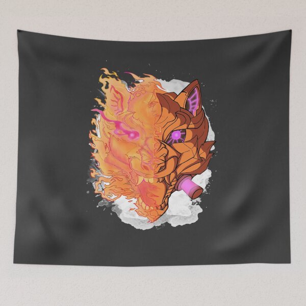 Item preview, Metal Cyber Wolf Unleashed designed and sold by itsmidnight.