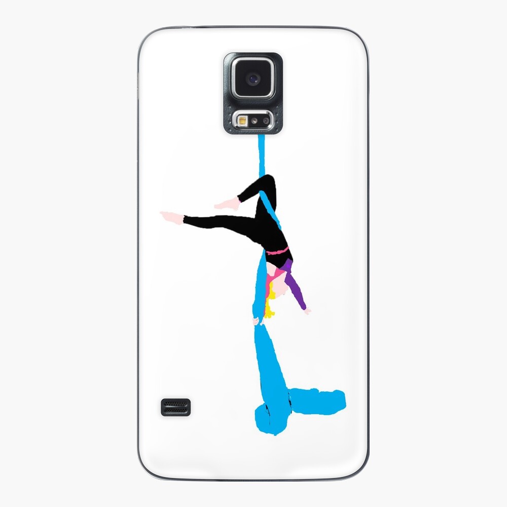 Blue Aerial Silks - Leg Hang Sticker for Sale by alenalove | Redbubble