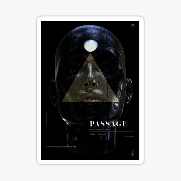 PASSAGE - The Queen (invert) Sticker