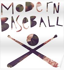 Modern Baseball Bats Poster