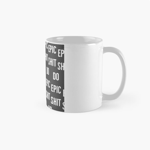Item preview, Do epic shit mosaic black designed and sold by VinyLab.