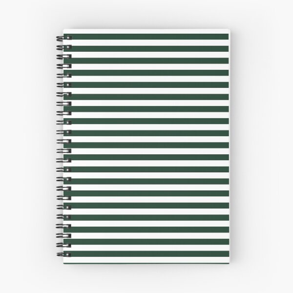 Item preview, Phthalo Green and White Horizontal Stripes designed and sold by ColorPatterns.