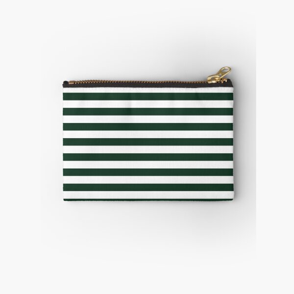 Item preview, Phthalo Green and White Horizontal Stripes designed and sold by ColorPatterns.