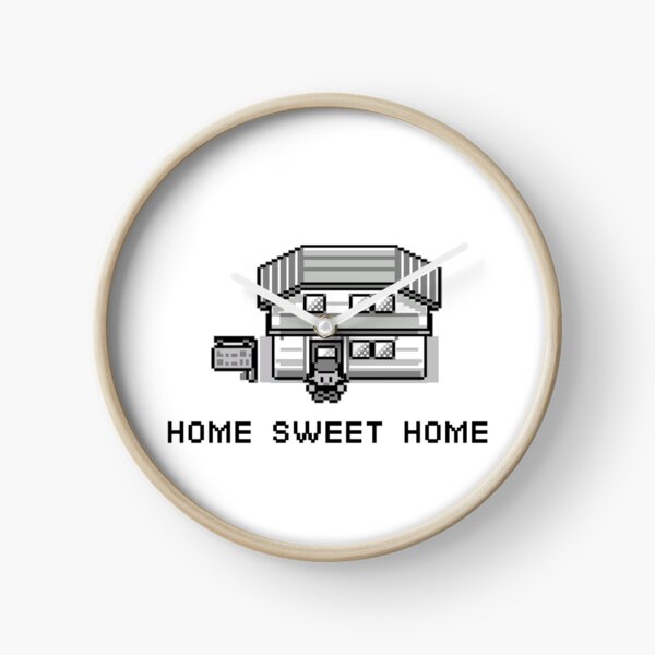 Pokemon Home Sweet Home Clock