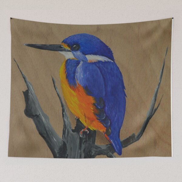 Item preview, AZURE KINGFISHER designed and sold by jansimpressions.