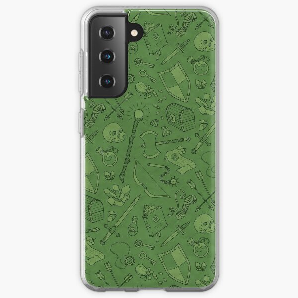 Inventory in Green Samsung Galaxy Soft Case
