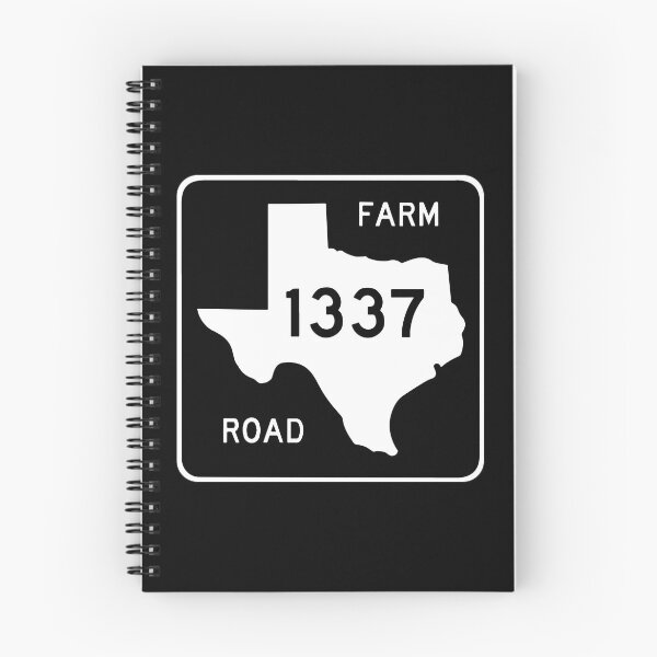 Item preview, HackSwag Texas "FM 1337" Farm Road Sign designed and sold by HackSwag.