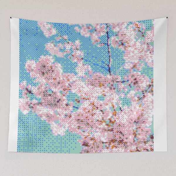 Item preview, 8-Bit Cherry Blossoms, 2019 designed and sold by xaviccino.