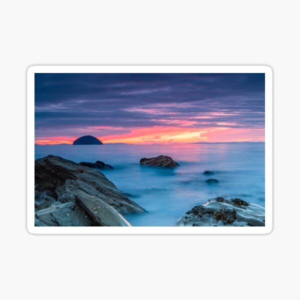 Item preview, Ailsa Craig sunset designed and sold by lyndsaymphoto.