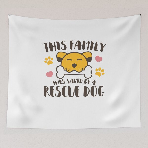 Item preview, This Family Was Saved By Rescue Dog designed and sold by SilentEcho.